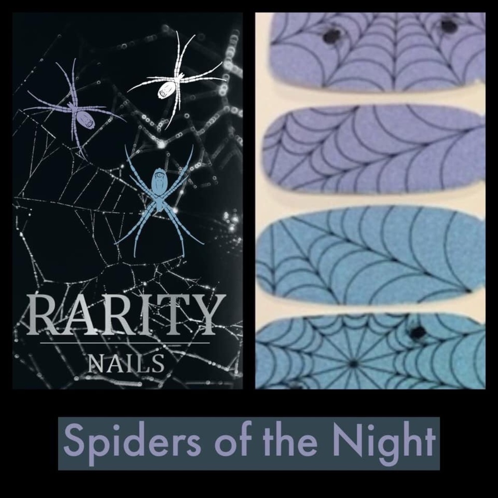 Rarity Nails- Spiders in the Night
